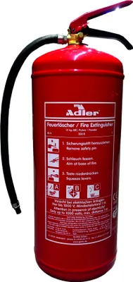 Produktbild von Feuerlöscher PD12GA, 12 kg, mit Wandhalterung