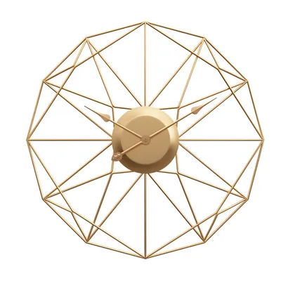 Zdjęcie produktu dla Designerski zegar ścienny MODENA Gold 60cm