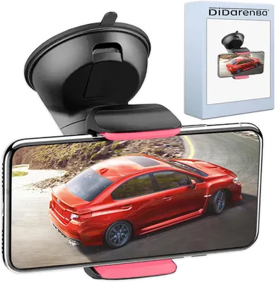 Produktbild von Handyhalterung für Auto, Saugnapf für Armaturenbrett und Windschutzscheibe, 360° drehbar, universelle