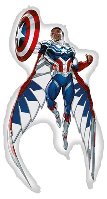 Produktbild von Captain America Folienballon 93 x 62 cm