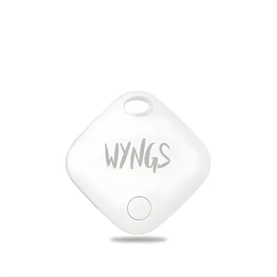Produktbild von WYNGS Air Tag Schlüsselfinder – Bluetooth Tracker für iPhone, Schlüssel, Taschen & Haustiere – Kompatibel mit Apple 'Wo ist?' App & iOS – Smart GPS Ortung – Weiß