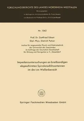 Zdjęcie produktu dla Badania impedancji na szerokopasmowym podsłuchu. Eckart, Gottfried.