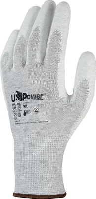 Produktbild von U-Power Pika Safety Arbeitshandschuhe Polyester Touchscreen Grau 11/XXL