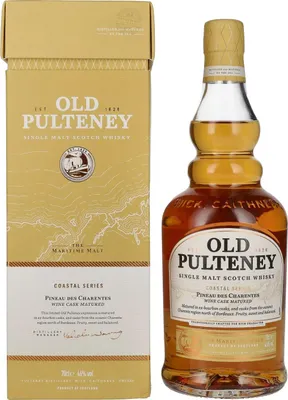 Produktbild von Old Pulteney Pineau des Charantes + Box 700ml 46% Vol.