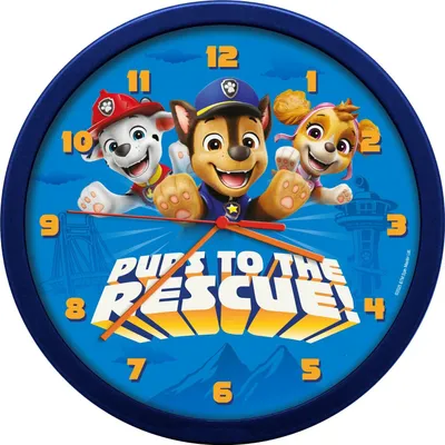 Produktbild von Paw Patrol Wanduhr 25 cm PW20002