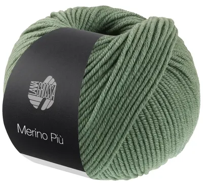 Produktbild von Lana Grossa MERINO PIÙ Farbe 004 - Oleandergrün