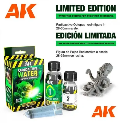 Image de AK Interactive AK8232 - Eau radioactive (2 composants) 180 ml - Neuf