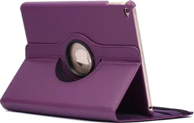 Produktbild von Schutzhülle für iPad 10.2 8 Gen. Tablet Hülle Schutz Tasche Case Cover Lila 360 Grad drehbar Rotation Bumper
