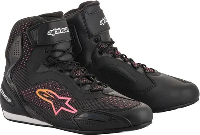 Zdjęcie produktu dla Alpinestars Stella Faster 3 Rideknit damskie buty motocyklowe, czarny/różowy/żółty, 38,5