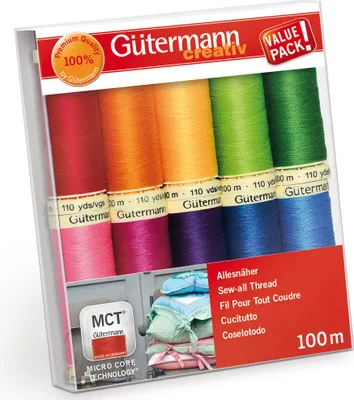 Image de Gütermann Kit de fil à coudre universel 10x100m Col.3