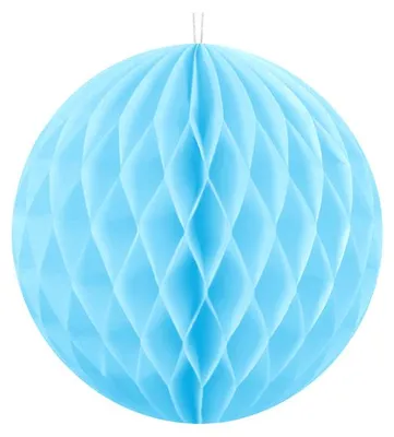 Produktbild von Blaue Deko-Seidenpapierkugel mit 40 cm Durchmesser