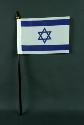 Produktbild von Flagge am Stab Israel 10x15 cm Handflagge Stockflagge Fähnchen