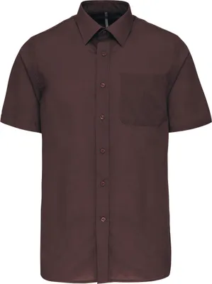 Produktbild von Kariban Popeline Kurzarmhemd Baumwollpolyester pflegeleicht für Herren