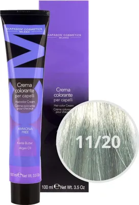 Produktbild von DCM Hair Color Cream Ammonia Free 11-20 Ash 100ml
