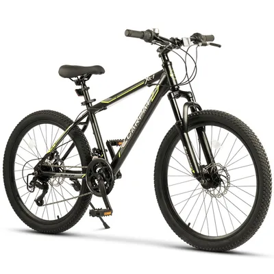 Produktbild von VELORS Mountainbike 24 Zoll Fahrrad für Herren Damen Mädchen und Jungen 21 Gang Kettenschaltung Jugendfahrrad MTB Hardtail Fahrrad
