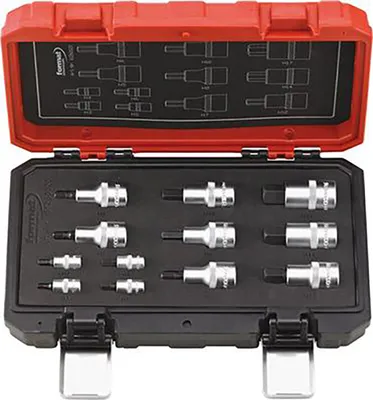 Produktbild von Format Schraubendrehereinsatz- Satz 1/4" und 1/2" Innensechskant
