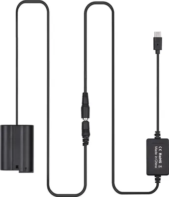 Obrázok produktu pre Náhradný kábel PD USB typu C k atrape batérie EP-5B DC Coupler EN-EL15 pre fotoaparáty Nikon Z7 Z6 D800 D850 D810 D7200 D7100 D7500