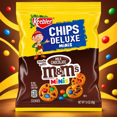 Produktbild von Keebler M&M's Bite Size Cookies 45g