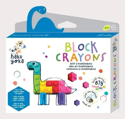 Produktbild von HAKUYOKA - Block-Wachsmalkreiden Brachiosaurus