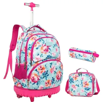 Imagen del producto de Mochila infantil con ruedas, ideal para la escuela y los viajes