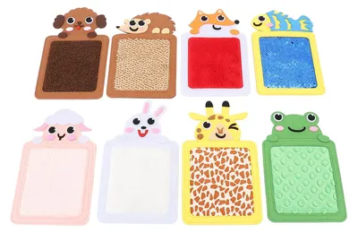 Image de 8pcs Sensory Mats Sensory Activity Mats Tactile Wall Panel Assorted Textured Floor Tiles Interactive Toy for Children