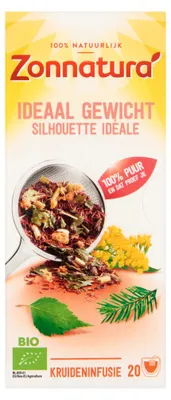Productafbeelding van Zonnatura Ideaalgewicht thee  (20 stuks)