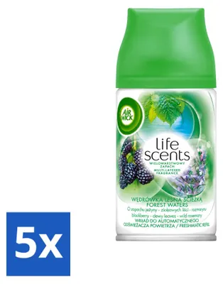 Produktbild von 5 x Air Wick Life Scents Nachfüller Boswateren für Freshmatic - 250 ml - Vorteilspackung - 5 Stücke