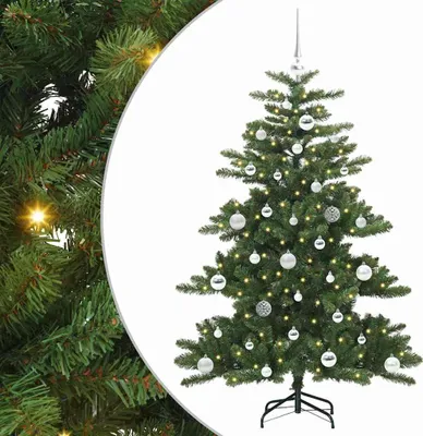 Immagine prodotto di vidaXL Albero di Natale artificiale pieghevole verde 150 cm in PVC e acciaio