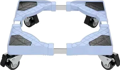Image de Support mobile, roues de blocage, mobile, bleu