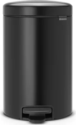 Produktbild von Brabantia 113741, 12 l, Rund, Schwarz, Kunststoff, Terrasse, 24 cm