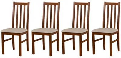 Produktbild von ESSZIMMERSTUHL - 4er-Set Bos 10 nussbaum aston 2