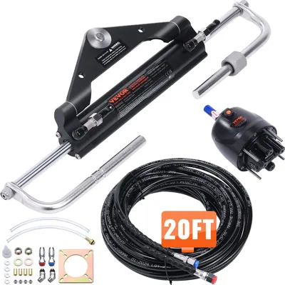 Immagine prodotto di 150HP Sistema di sterzo idraulico 1000 psi Pompa di sterzo idraulica per fuoribordo 118 CC Pompa idraulica per fuoribordo idraulico