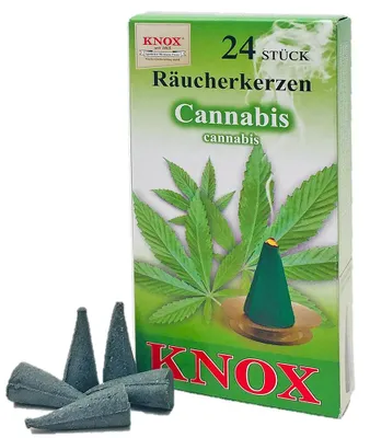 Image de Räucherkerzen Größe M Cannabis 24 Stück