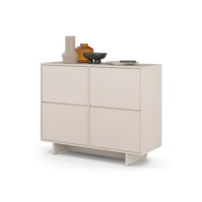 Produktbild von Kommode Tatami 2D grifflos Push to Open 111,1x87,9x41,5 cm Kaschmir matt