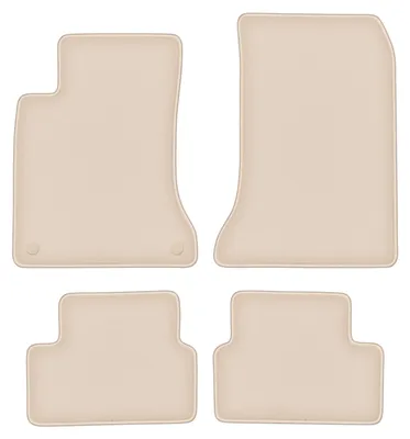 Produktbild von DURBAN Beige Velours-Fußmatten-Set für Mercedes GLA X156 Crossover (2012-2018)