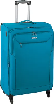 Produktbild von Stoffkoffer Trolley Handgepäck 2,4 kg, 4 Rollen Reisegepäck Himmel Blau Bowatex