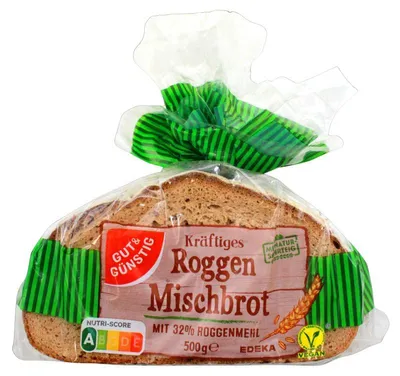 Produktbild von Kräftiges Roggen Mischbrot, 7er Pack (7 x 500g Packung)