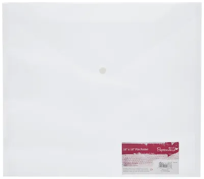 Aufbewahrungsmappe 12x12 Zoll, 50 Blatt, A4, transparent