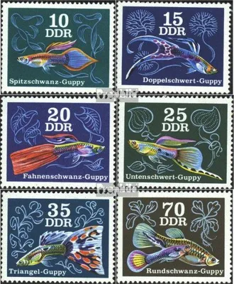 Produktbild von Briefmarken DDR 1976 Mi 2176-2181 (kompl.Ausgabe) postfrisch Zierfische