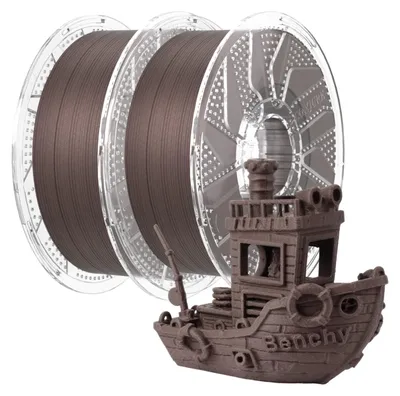 Image de Filament Bois-PLA 2-Pack pour Imprimantes 3D (1kg)
