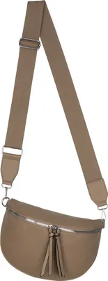 Produktbild von Bauchtasche (KKL-185) Umhängetasche Crossbody-Bag Hüfttasche Kunstleder Italy-Design KHAKI