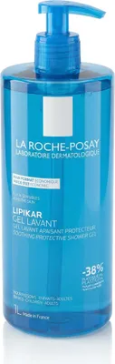 Zdjęcie produktu dla Kojący, ochronny żel pod prysznic Lipikar Gel Lavant - Zawartość: 1000 ml