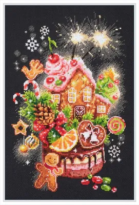 Produktbild von Magic Needle Zweigart Edition Kreuzstich Set "Weihnachtssüßigkeiten", Zählmuster, 18x28cm