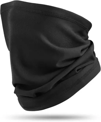 Produktbild von Fleece Winddichte Lauf Schal, Schwarz, Einheitsgröße, für Outdoor Aktivitäten