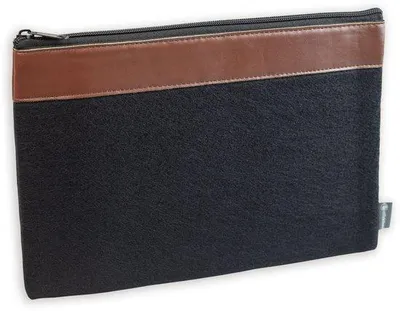 Produktbild von Schwarzes Leder-Travelset mit Geldbörse, Toilettas, Etui, Tablet- und Dokumenttaschen DIN A5