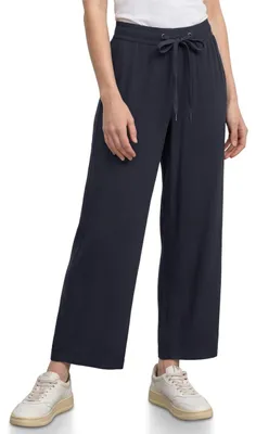 Produktbild von Street One High Waist Wide Leg Hose im Loose Fit Shadowed Navy 38