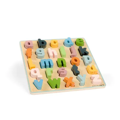 Produktbild von BigJigs Holz abc Puzzle - Lernspielzeug, bunt,