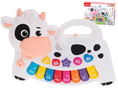 Image de KIK KX5355 Piano d'apprentissage pour enfants "Vache
