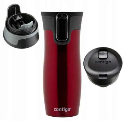 Produktbild von ContiGo! West Loop Thermosbecher 470ml Rot Auslaufsicher