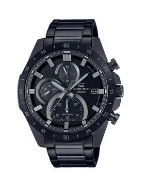 Produktbild von Edifice Herrenuhr Edelstahlband Casio Armbanduhr EFR-571MDC-1AVUEF